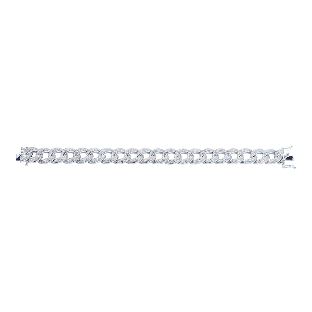 Ice Cuban Link Chain Bracelet V2 (12mm)