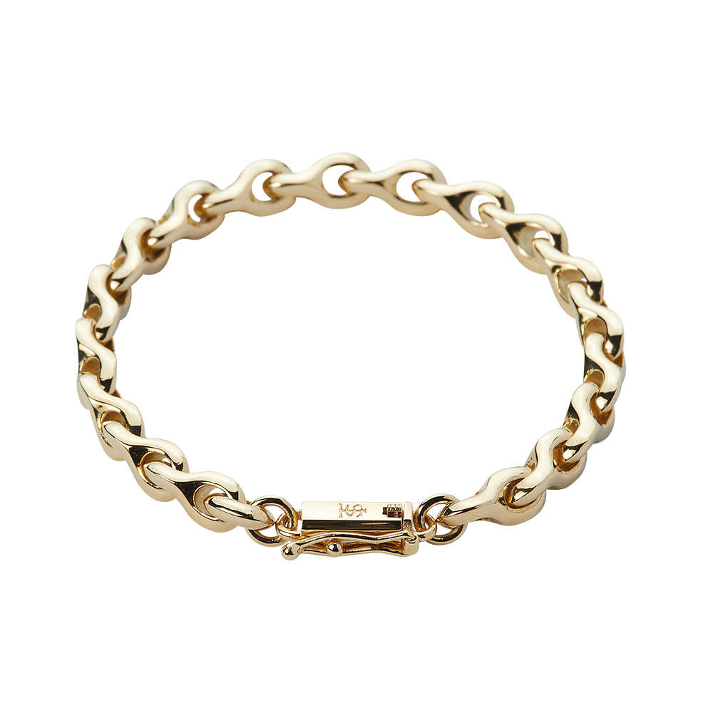 Eight Link Bracelet Gold